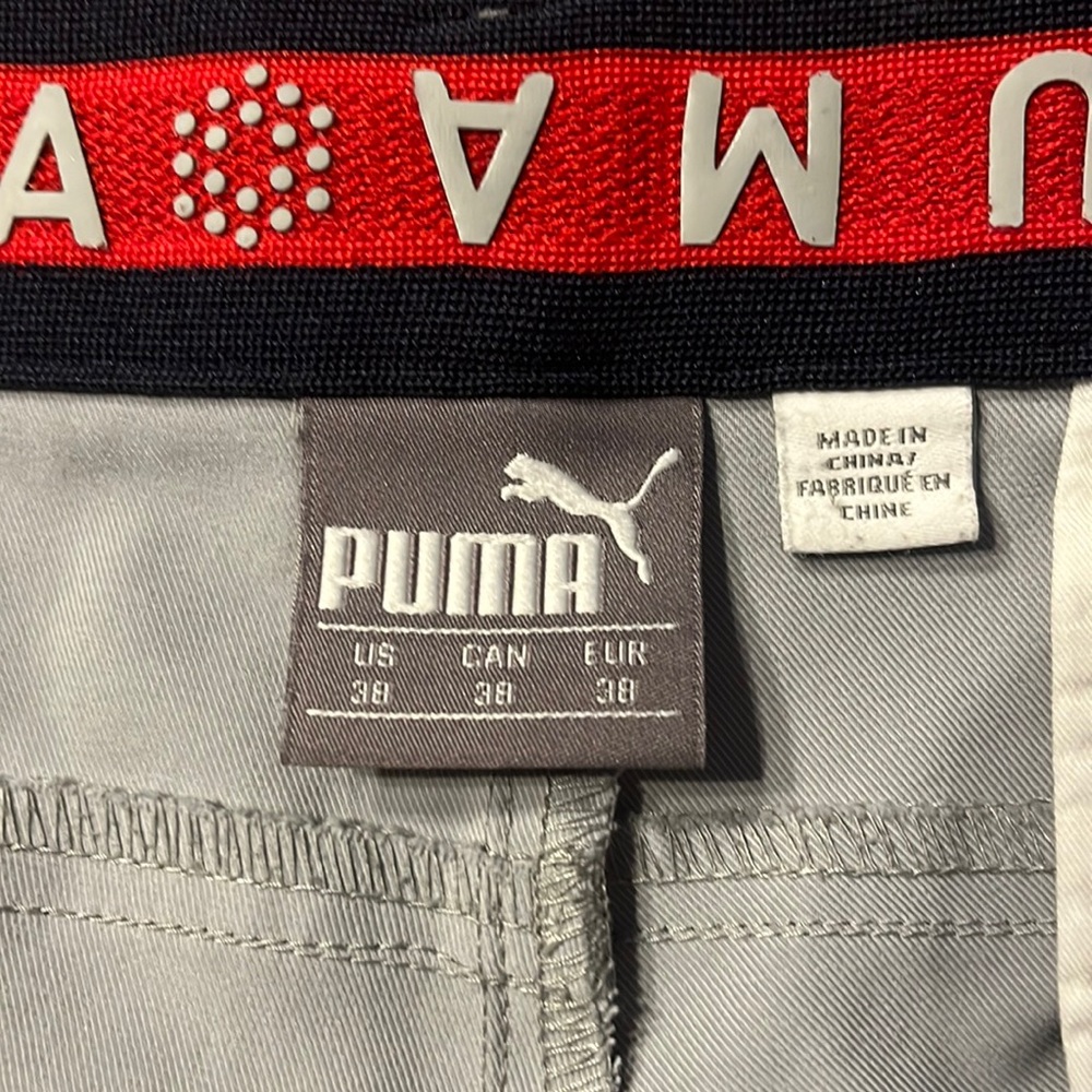 Puma Jackpot shorts size 38 grey golf